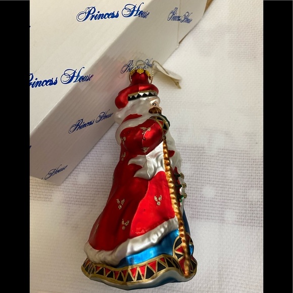6407 Princess House Handblown Ornament “Santa” NIB - Picture 5 of 7